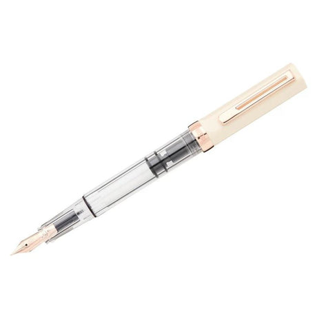 Twsbi Eco Fountain Pen in Creme with Rosegold Trim - SCOOBOO - M7449510 - Fountain Pen