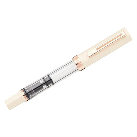 Twsbi Eco Fountain Pen in Creme with Rosegold Trim - SCOOBOO - M7449510 - Fountain Pen