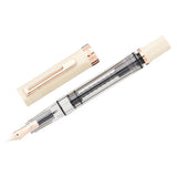 Twsbi Eco Fountain Pen in Creme with Rosegold Trim - SCOOBOO - M7449510 - Fountain Pen