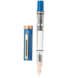 Twsbi Eco Fountain Pen in Indigo Blue with Bronze Trim - SCOOBOO - M7449560 - Fountain Pen