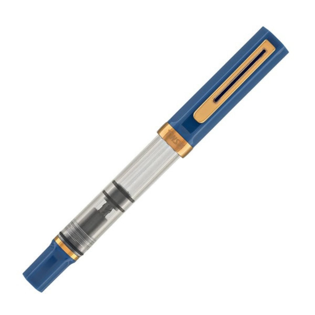 Twsbi Eco Fountain Pen in Indigo Blue with Bronze Trim - SCOOBOO - M7449560 - Fountain Pen