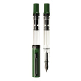 Twsbi Eco Irish Green with Onyx Fountain Pen - SCOOBOO - M7440720 - Fountain Pen