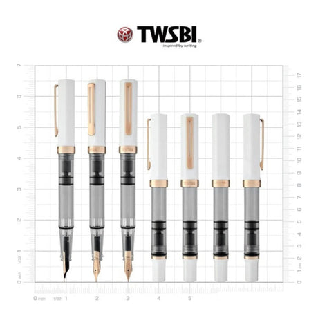 Twsbi Eco Rose Gold Fountain Pen - SCOOBOO - M7447700 - Fountain Pen