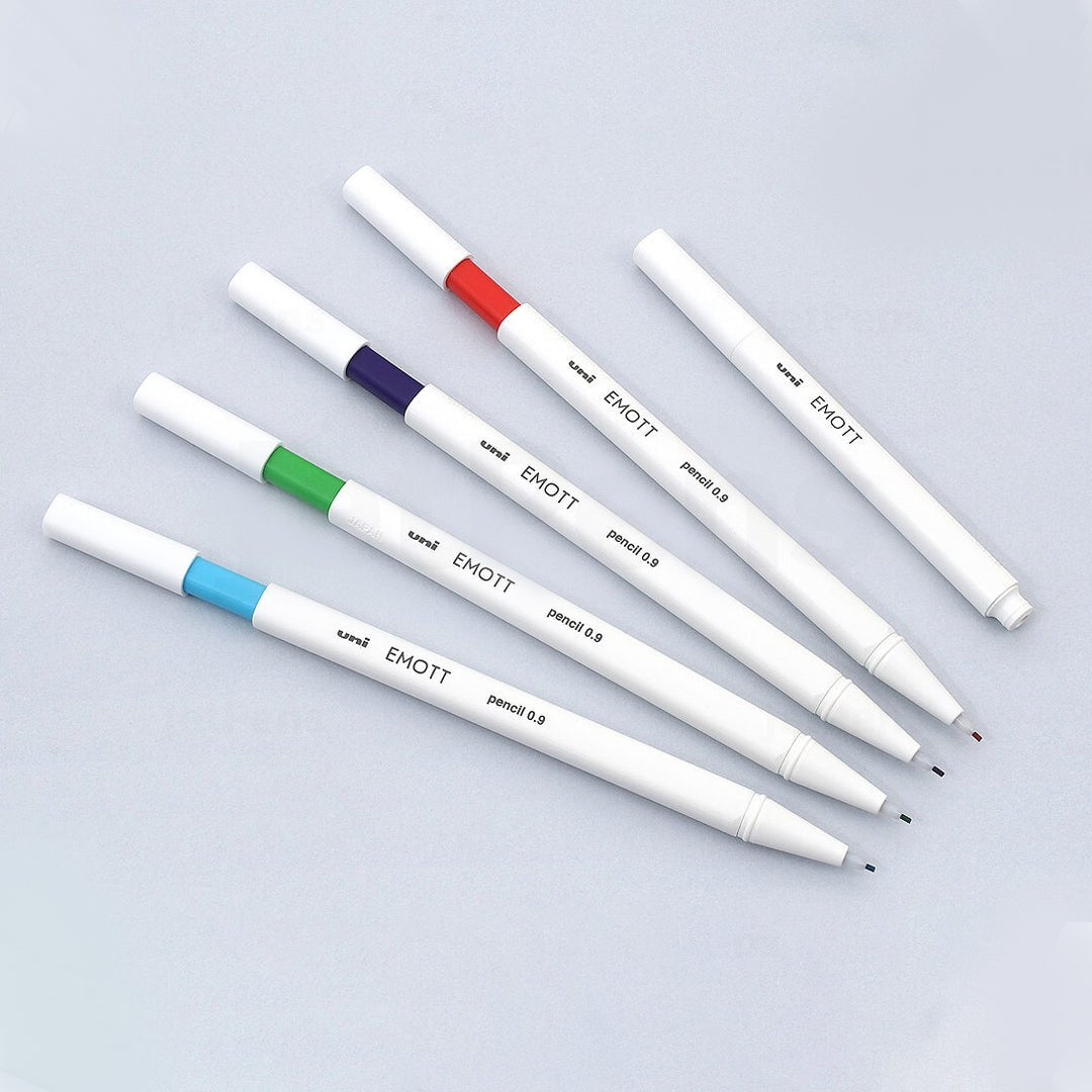 Uni Emott 0.9 Mechanical Pencil Pack of 4 - SCOOBOO - M9EM4CL.NO1* - Mechanical Pencil