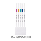 Uni Emott Water Based Pen - Pack of 5 - SCOOBOO - PEM - SY 5C NO.12 - Fineliners