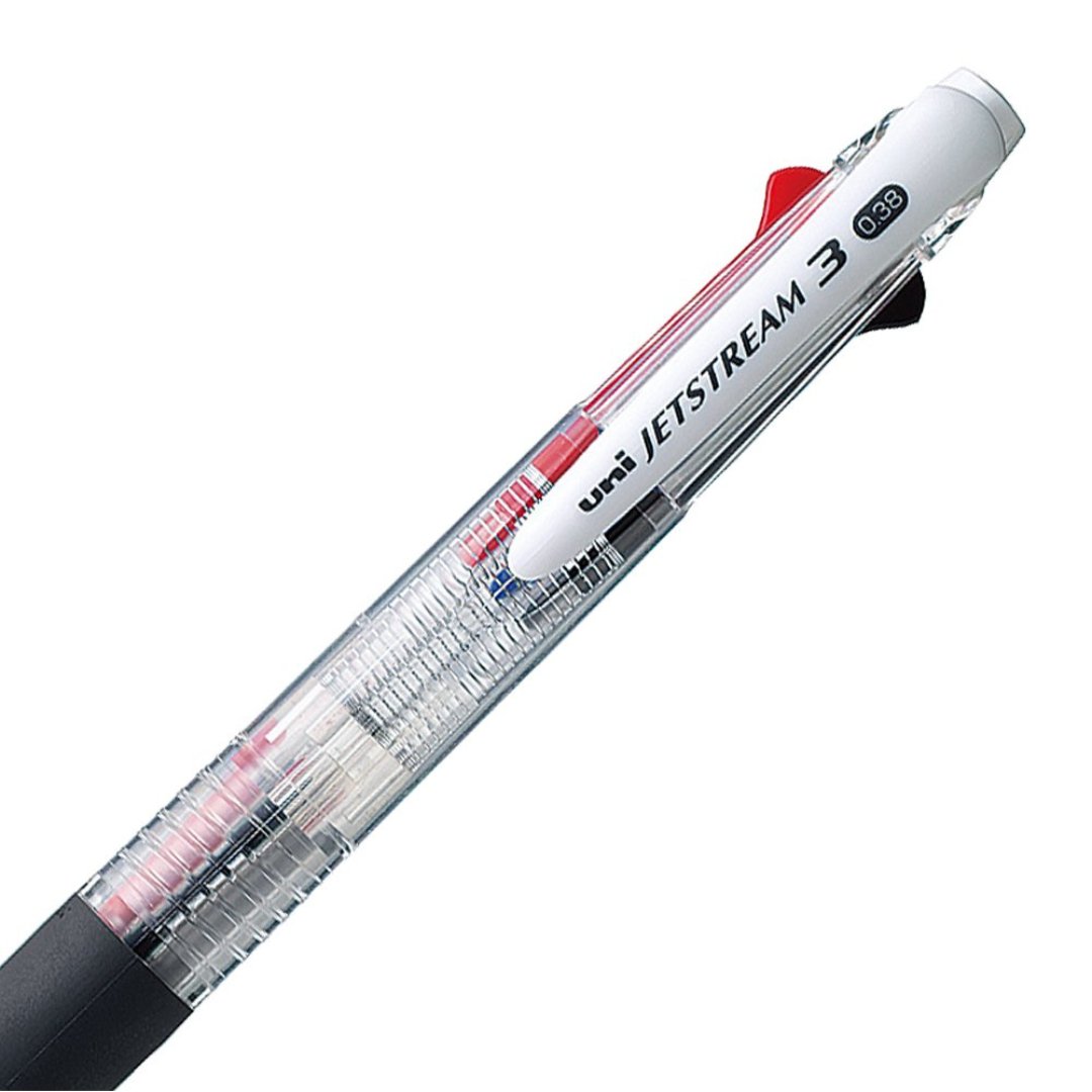 Uni Jetstream 3 - Color 0.38mm Ballpoint Pen - SCOOBOO - SXE340038.T - Ball Pen