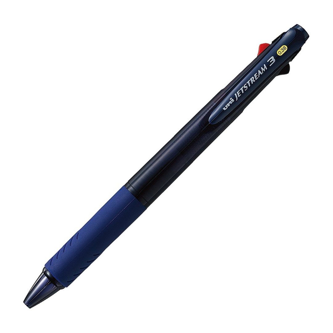 Uni Jetstream 3 - Color 0.38mm Ballpoint Pen - SCOOBOO - SXE340038T.9 - Ball Pen