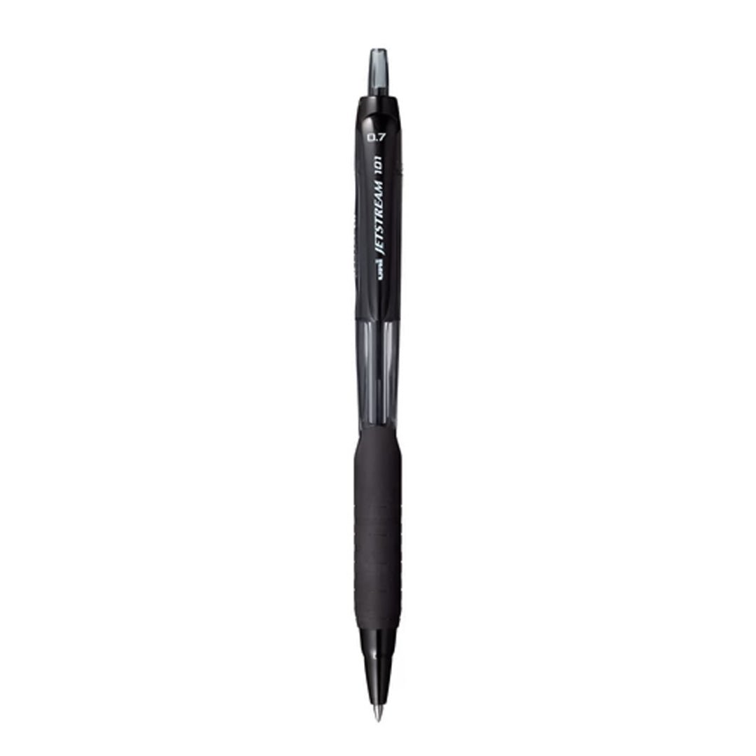 Uniball SXN 101 Jetstream 0.7mm Roller Ball Pen (Pack of 4) - SCOOBOO - SXN - 101 - 07N Black - Ball Pen