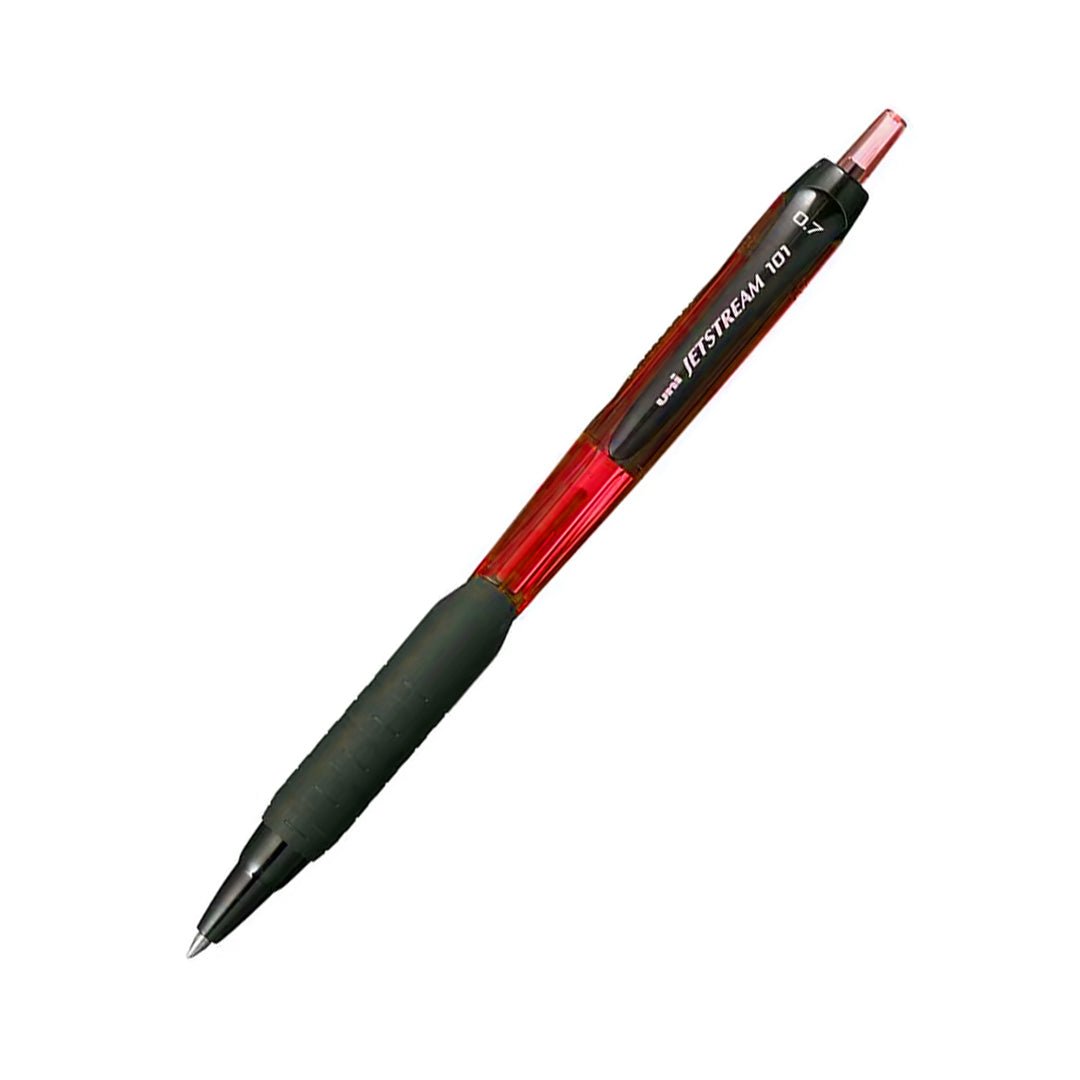 Uniball SXN 101 Jetstream 0.7mm Roller Ball Pen (Pack of 4) - SCOOBOO - SXN - 101 - 07N Red - Ball Pen