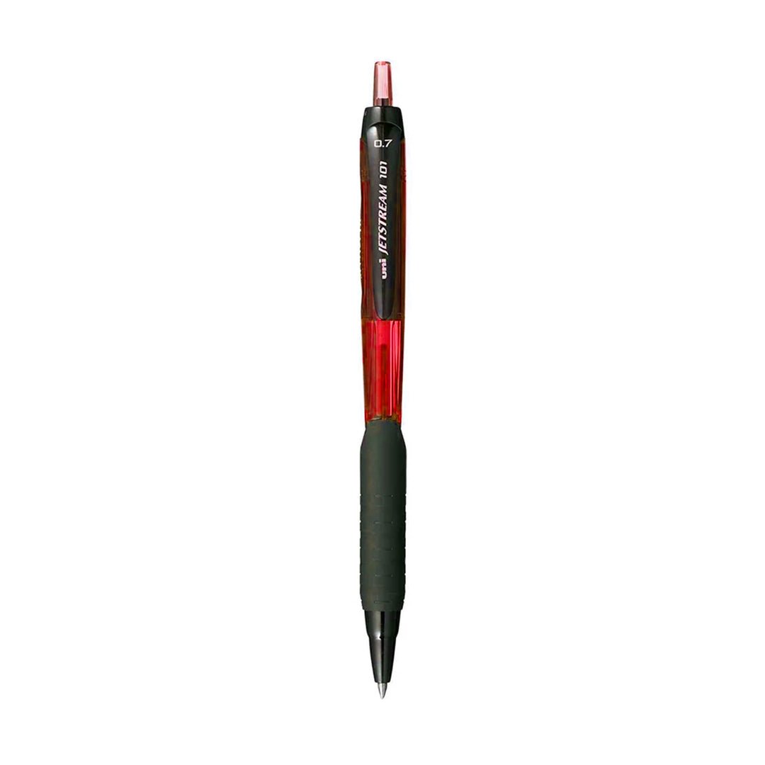 Uni-ball Jetstream SXN 101 07 Kugelschreiber – 5er Set, 0,7 Mm, Schwarz, Ausziehbar & Wasserfeste Tinte