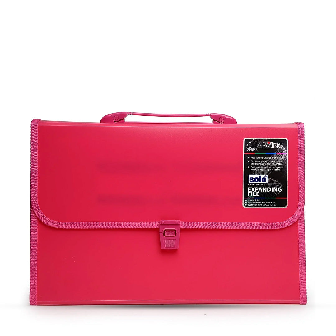 Solo A4 Lock and Handle Expanding File