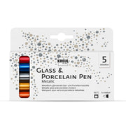 Kreul Glass & Porcelain Metallic Marker Set