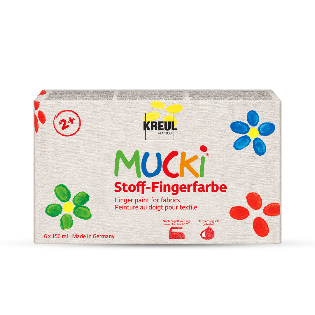 Kreul Mucki fabrics Finger paint Set