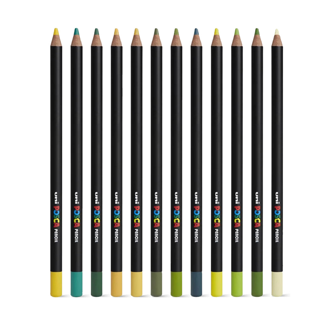 Uni-Ball Posca Morning Meadow Coloured Pencil Set