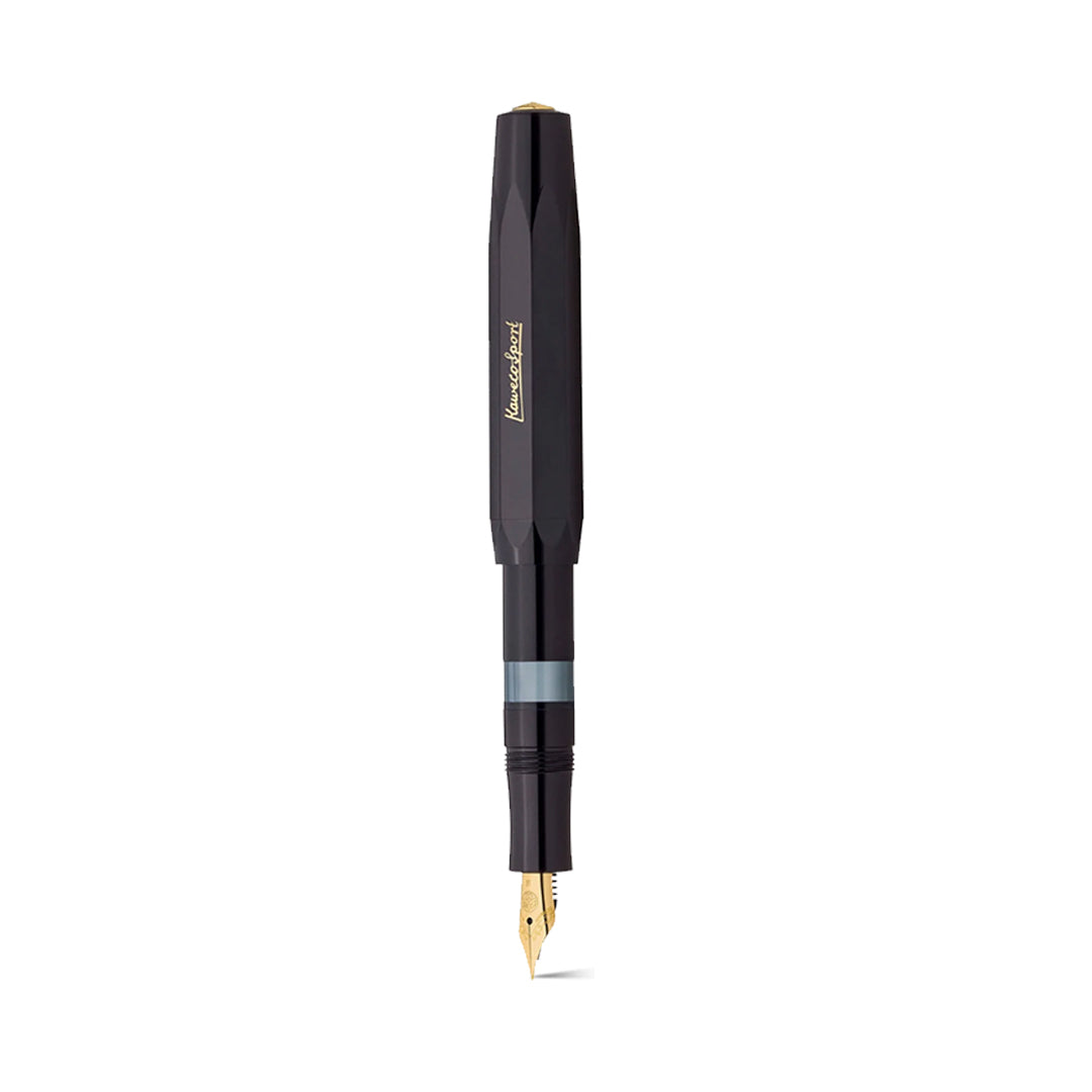 Kaweco Piston Sport Classic Black-Gold Fountain Pen