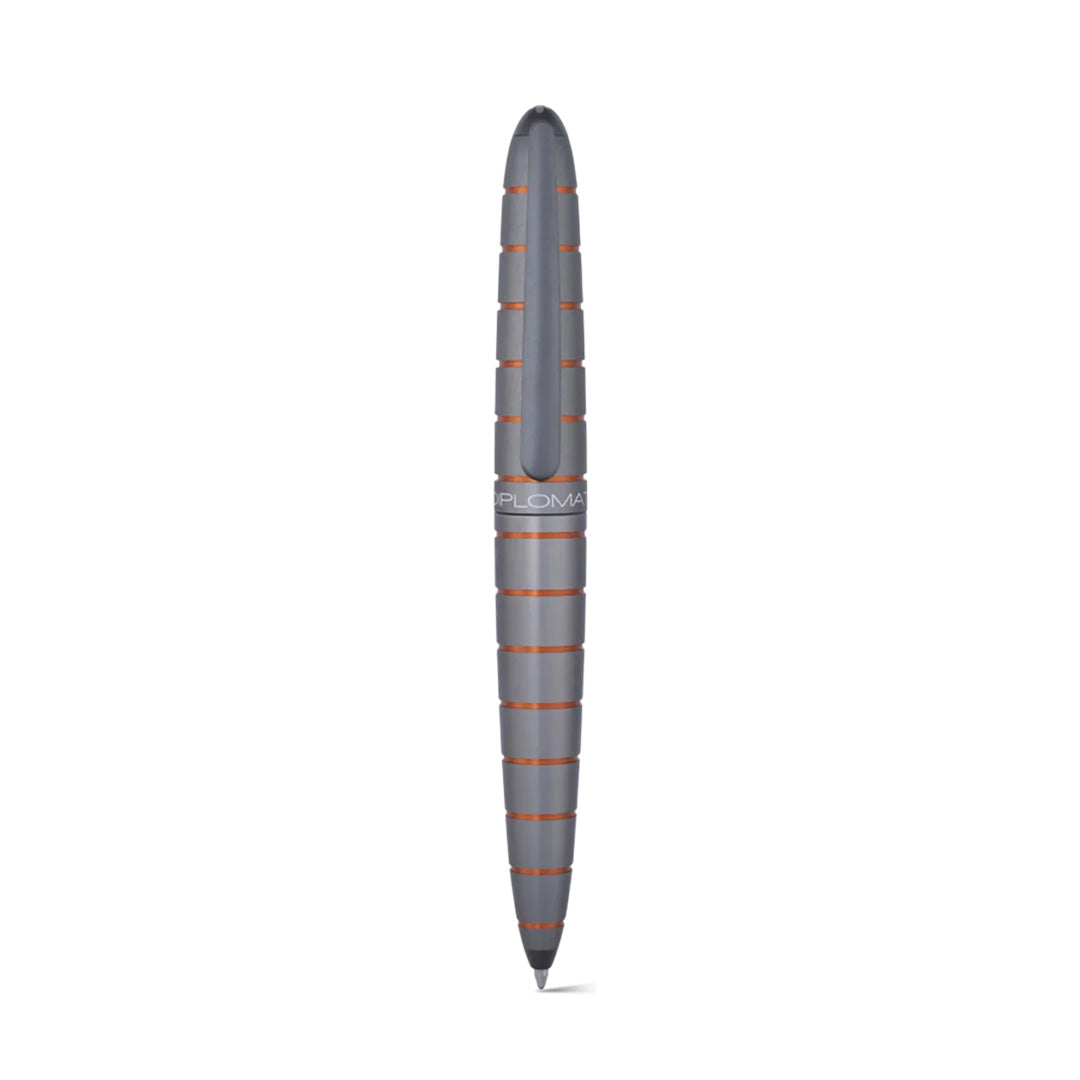 Diplomat Elox Ring Grey/Orange Ballpoint Pen D40354040