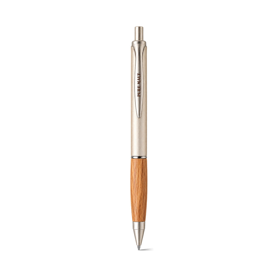 Uni Pure Malt Oakword Grip Ballpoint Pen