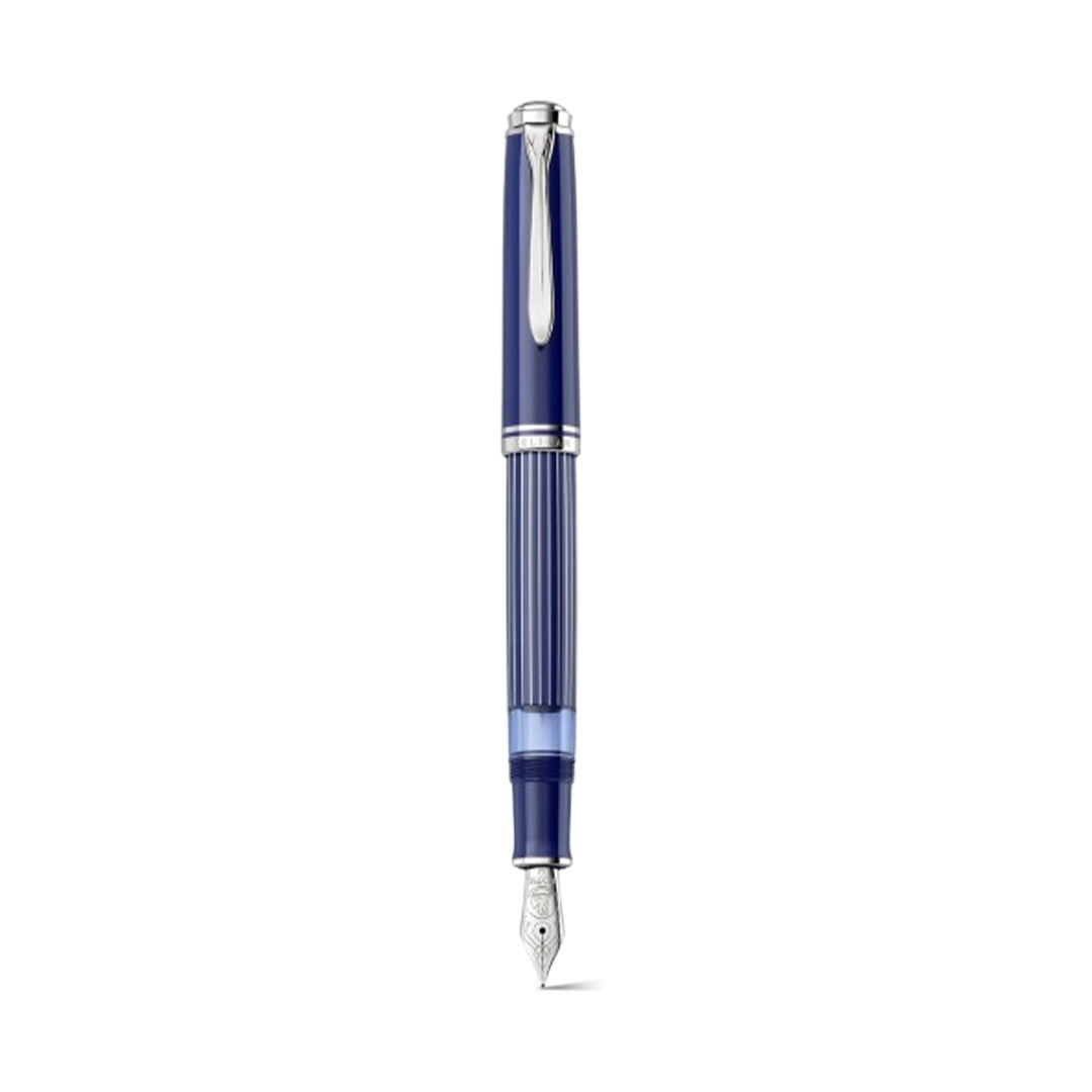 Pelikan Special Edition Souveran M815 Metal Striped Blue Fountain Pen
