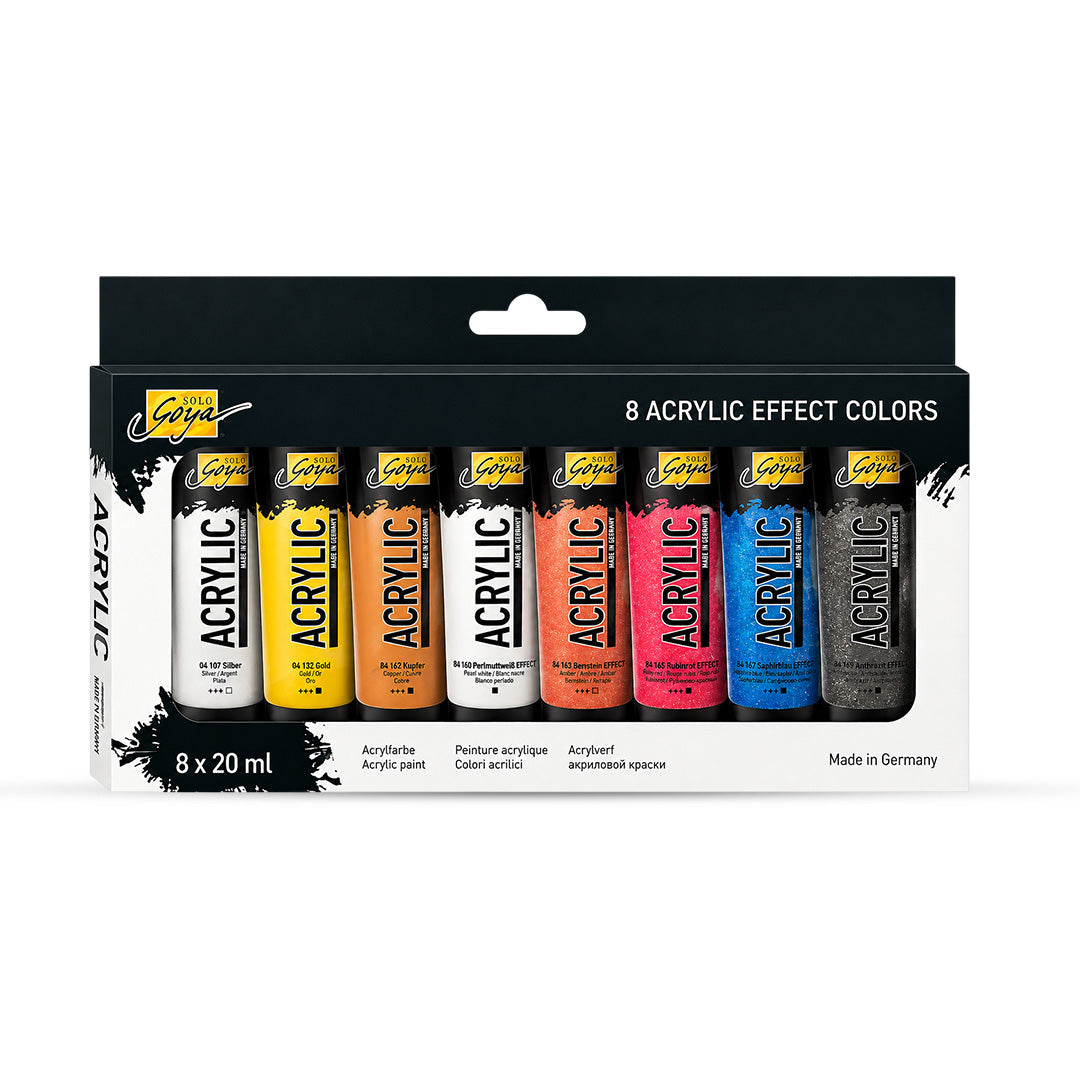 Kreul Solo Goya  Metallic & Pearlescent  Acrylic Color Set