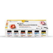 Kreul Acrylic Metallic Glamour Living Paint Set