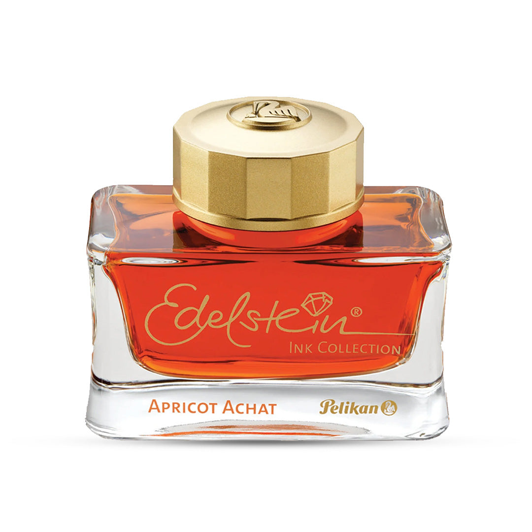 Pelikan Special Edition Edelstein Ink Bottle (Apricot Achat - 50 ML) 303118