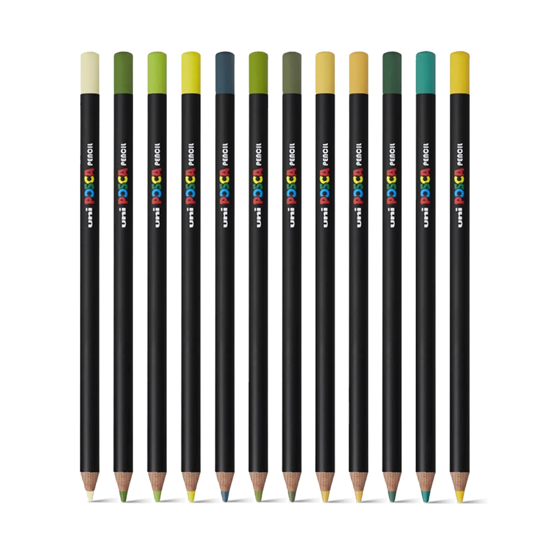 Uni-Ball Posca Morning Meadow Coloured Pencil Set