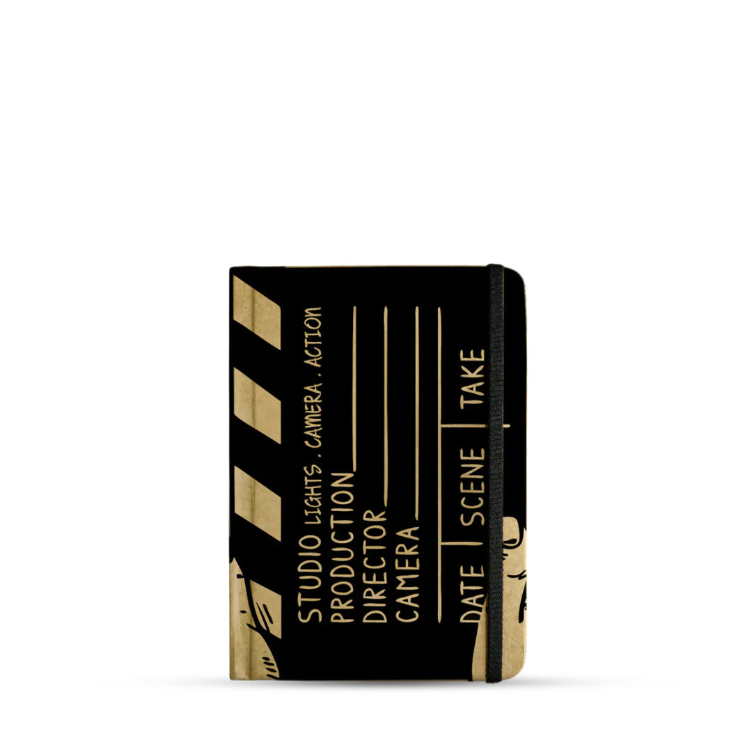 Mooch Lights Camera Action A5 Plain Notebook