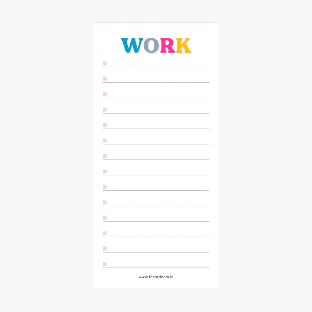 Work | To Do Pad - SCOOBOO - TALTO014 - To - Do - Lists