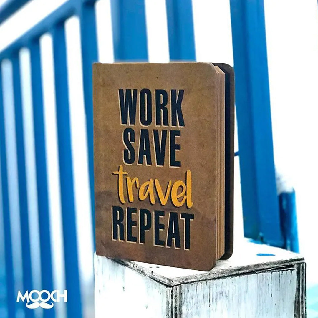 Mooch Quotes A6 Plain Notebook