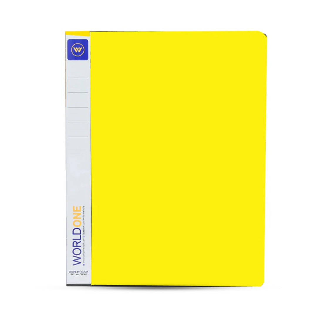 Worldone A4 Display Book 20 Pockets