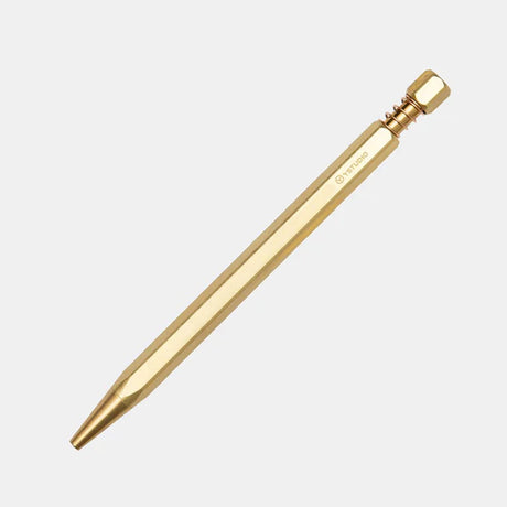 Ystudio Classic Revolve Spring Brass Ballpoint Pen - SCOOBOO - STAT - 13 - TGM - Ball Pen