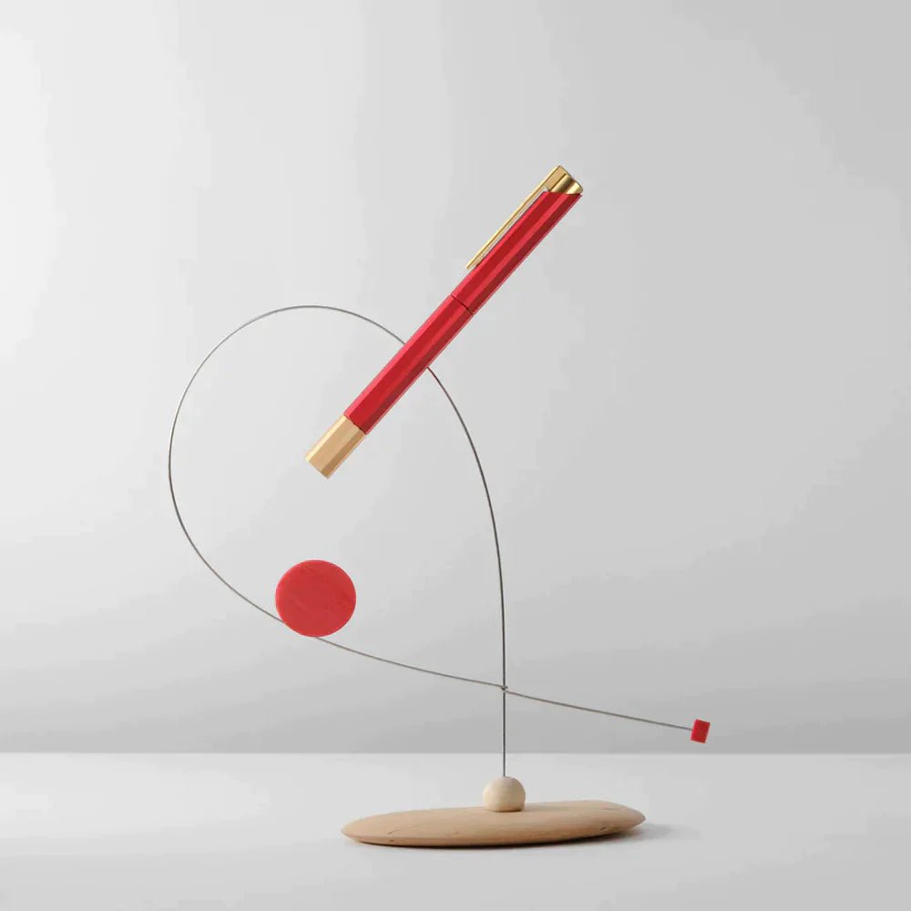 Ystudio Glamour Series Evolve Bihex Blue Gin Rollerball Pen