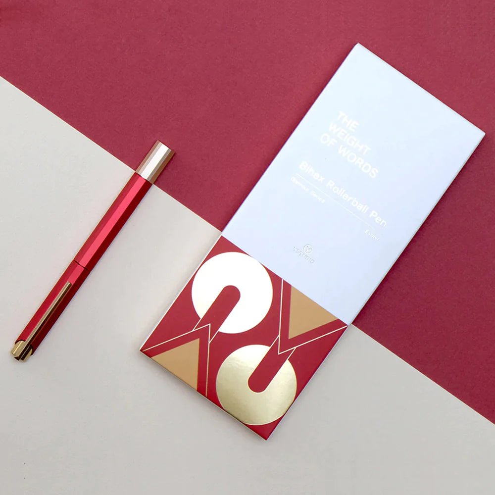 Ystudio Glamour Series Evolve Bihex Blue Gin Rollerball Pen