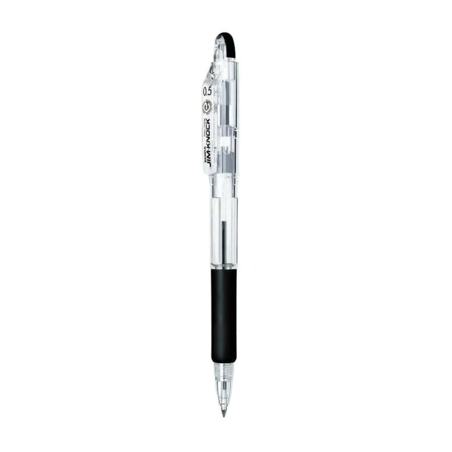 Zebra Ballpoint Pen Jim-Knock - 0.5mm - SCOOBOO - KBRS-100-BK - Ball Pen