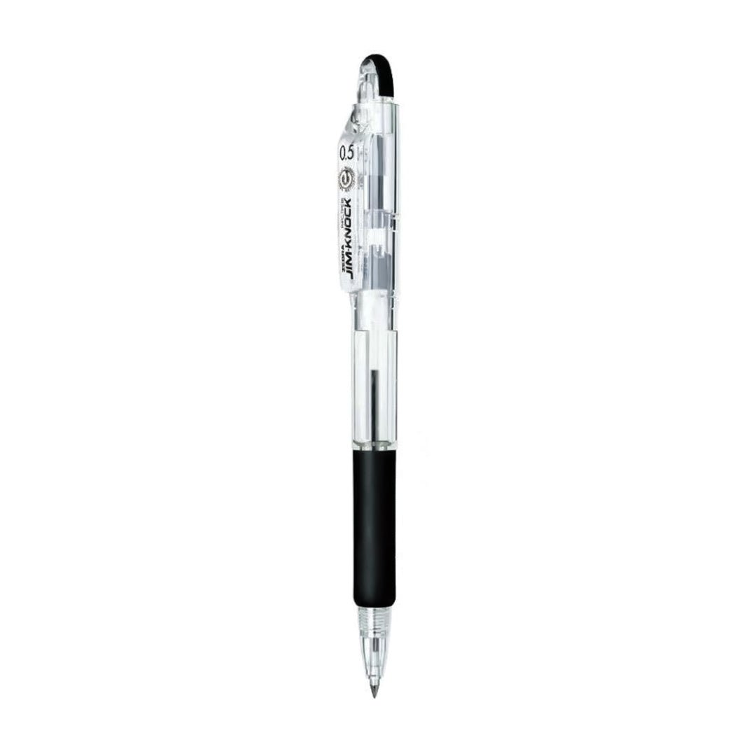 Zebra Ballpoint Pen Jim-Knock - 0.5mm - SCOOBOO - KBRS-100-BK - Ball Pen