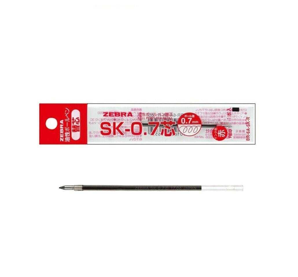 ZEBRA Refill for Ballpoint Pen (SK-0.7) [Green] x 10 pieces (Japan Import