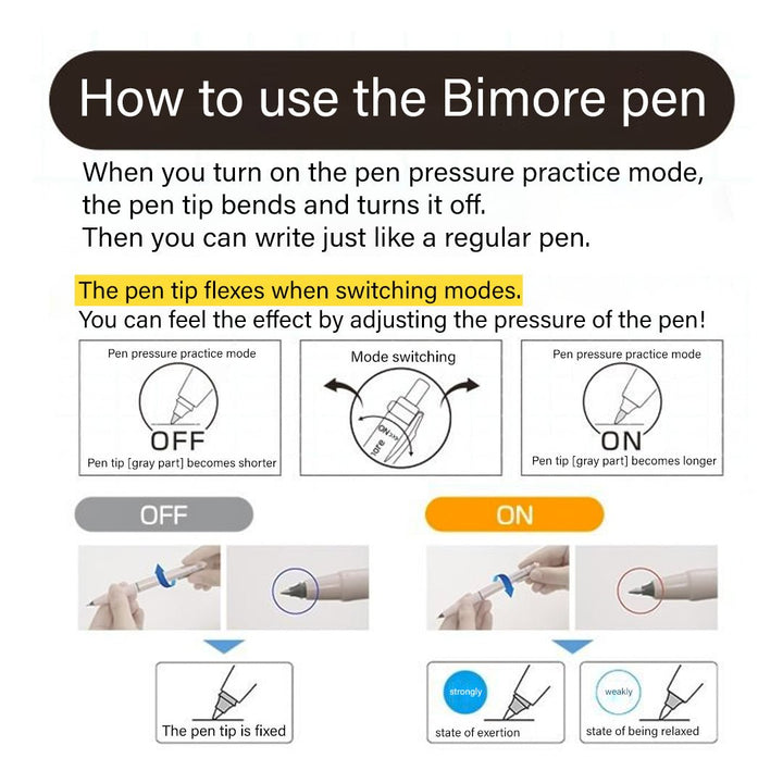 Zebra Bimore Pen With Practice Book - SCOOBOO - SE-JJ114-S* - Ball Pen