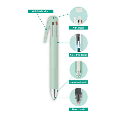 Zebra Blen 4+S 0.7 Multifunction Pen - SCOOBOO - B4SA88 - MG - Ball Pen