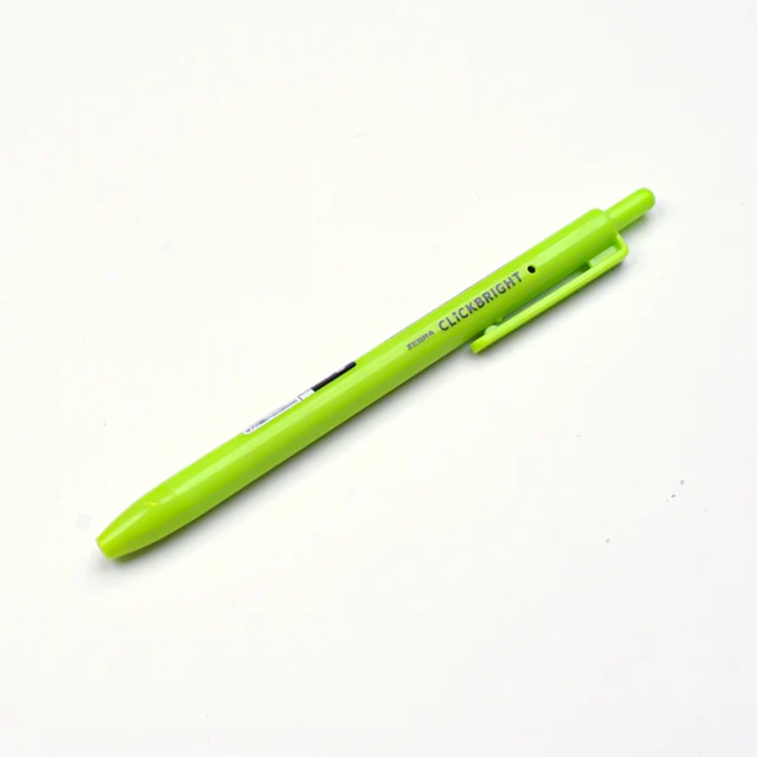 Zebra Click Bright Retractable Highlighters- Pack of 6 - SCOOBOO - WKS30-6C - Highlighter