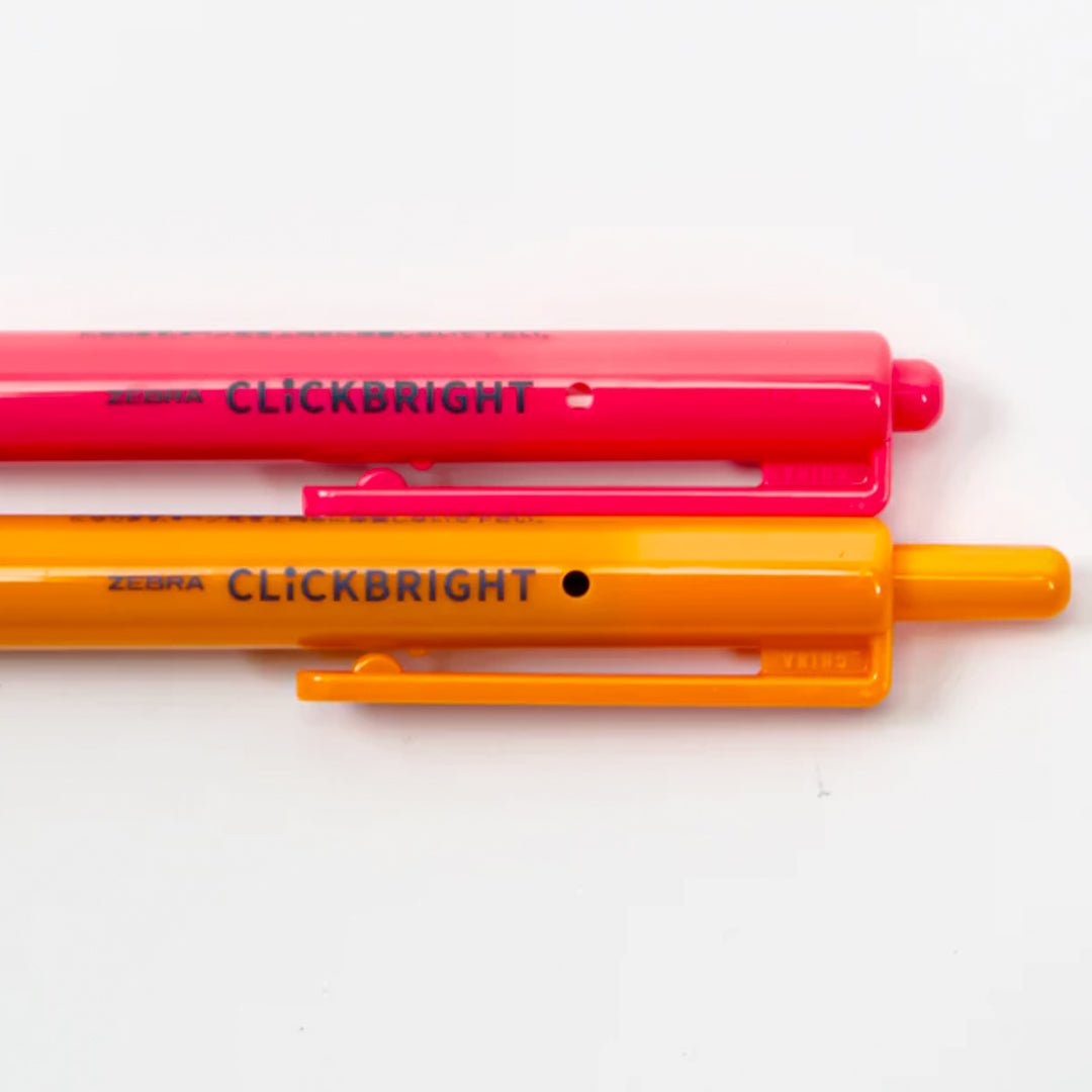 Zebra Click Bright Retractable Highlighters- Pack of 6 - SCOOBOO - WKS30-6C - Highlighter