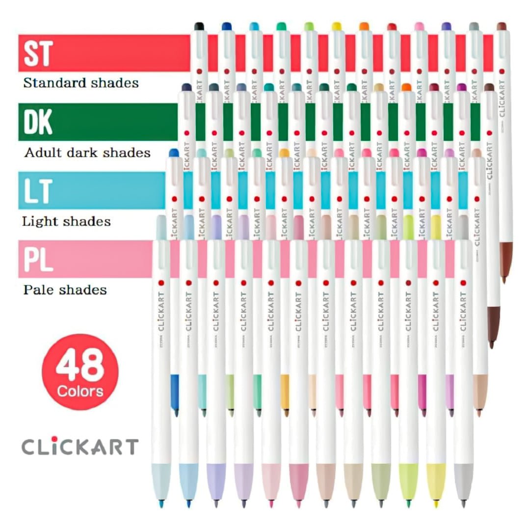 Zebra Clickart Water-Based Pen - SCOOBOO - WYSS22-12CPL - Highlighter