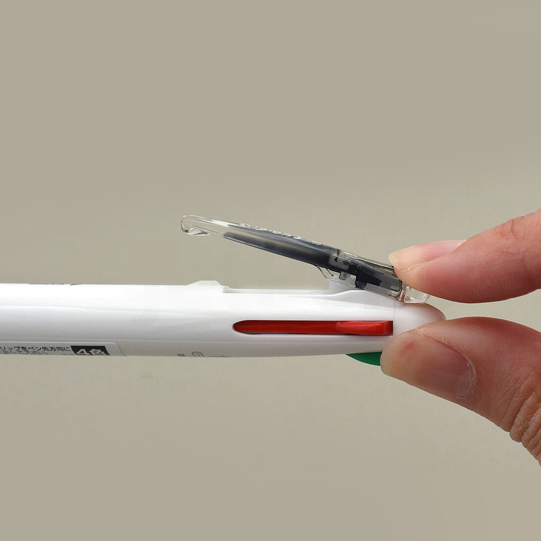 Zebra Clip - on Slim 3C Ballpoint Pen - SCOOBOO - B3A5 - WG - Ball Pen