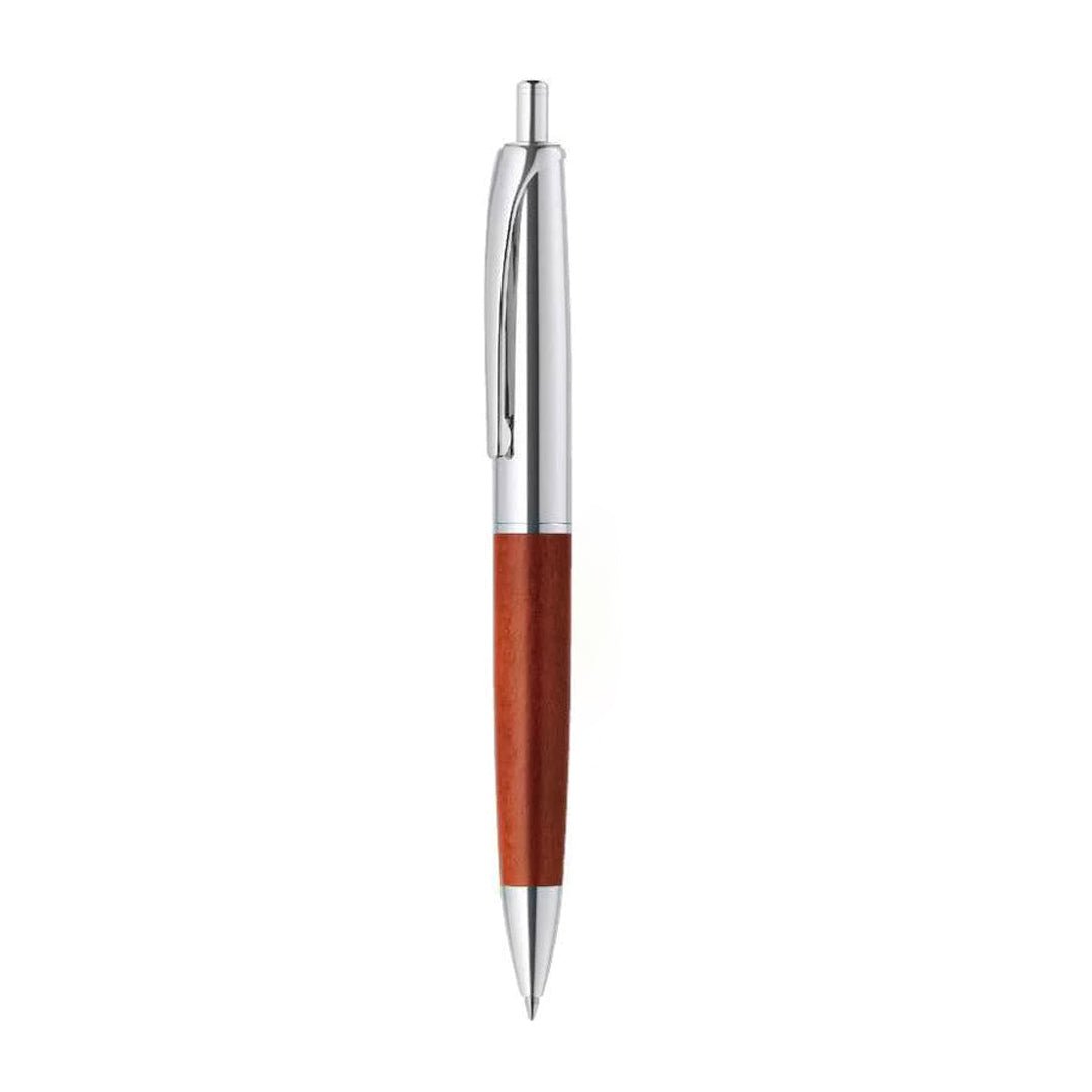 Zebra Filare Rewood 0.7 Knock Type Ballpoint Pen - SCOOBOO - P-BA76-WDS - Ball Pen
