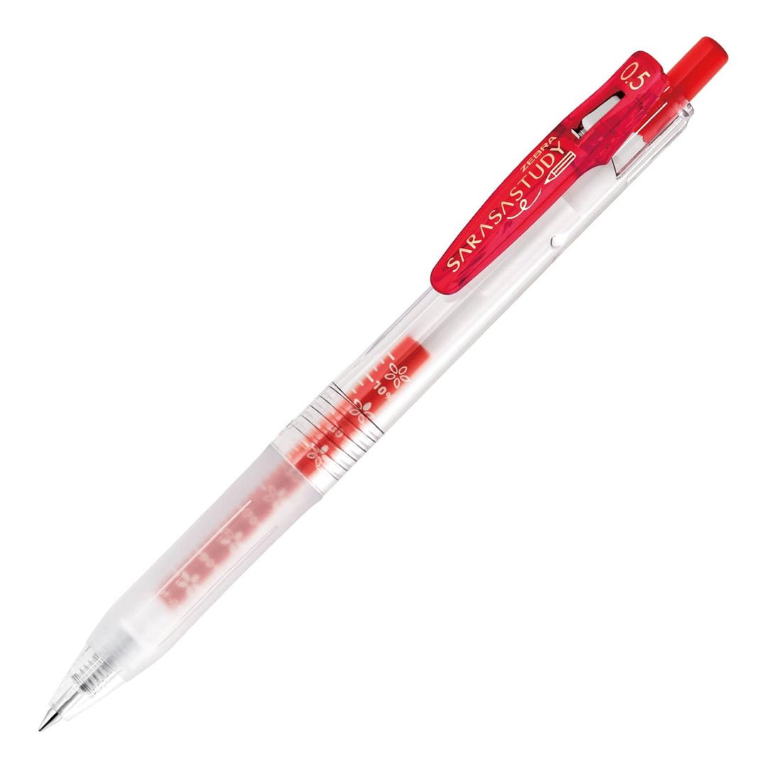 Zebra Gel Ink Roller Ball Pen Sarasa Study/ Red - SCOOBOO - JJM88-Red - Roller Ball Pen