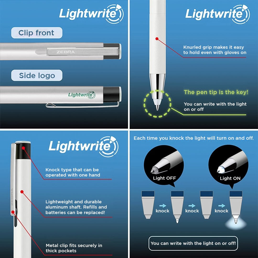 Zebra Lightwrite 0.7mm Ball Point Pen - SCOOBOO - P - BA96 - W - Ball Pen