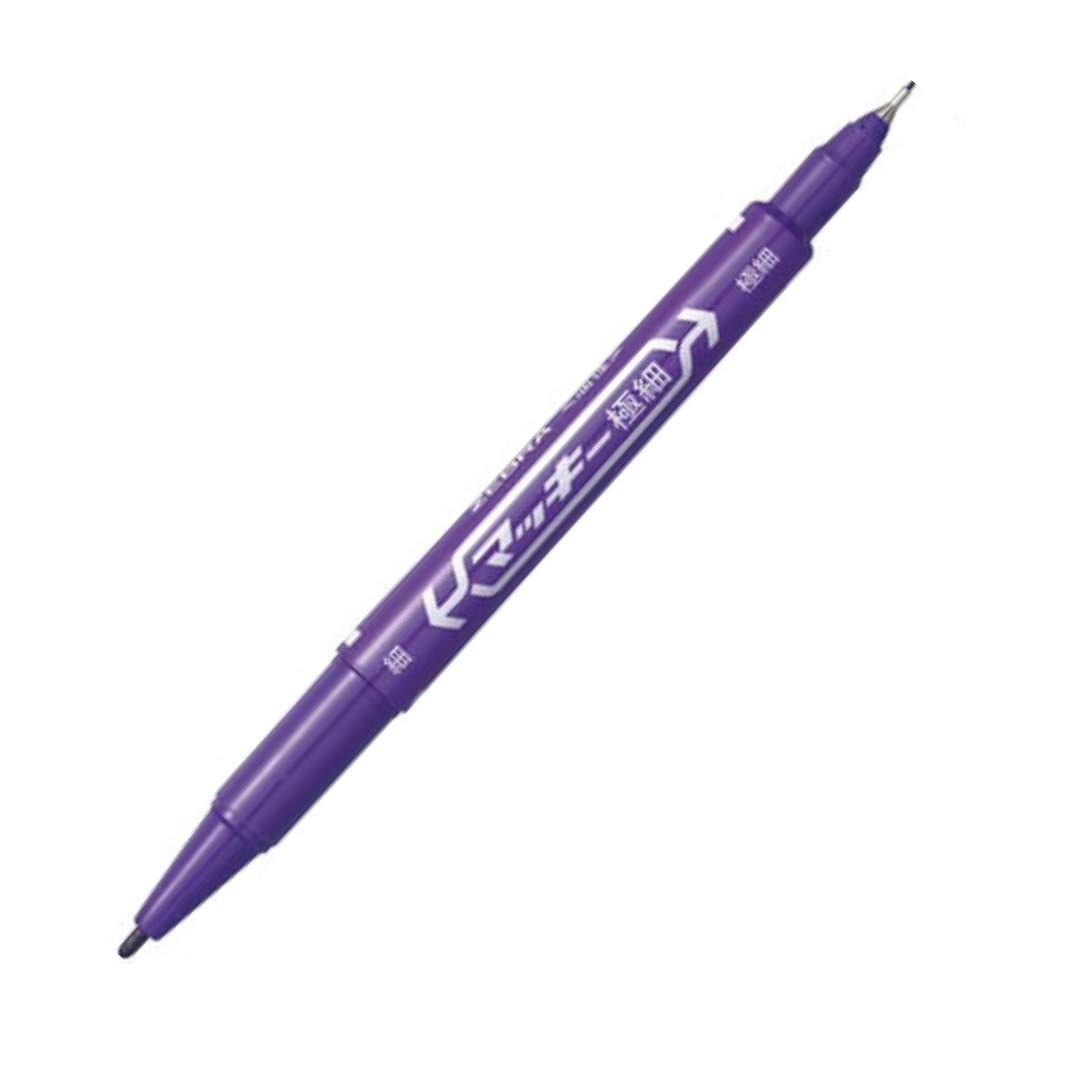 Zebra Mackie Extra Fine Permanent Marker - SCOOBOO - MO-120-MC-PU - Permanent Markers