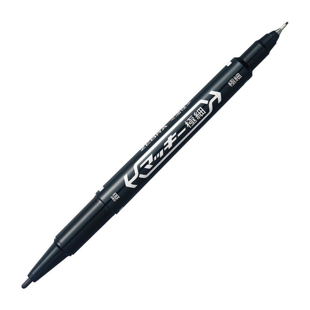 Zebra Mackie Extra Fine Permanent Marker - SCOOBOO - P-MO-120-MC-BK - Permanent Markers