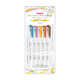 Zebra Mildliner 5 Colour Set - SCOOBOO - WFT8-5C-RC-N - Fineliner