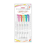 Zebra Mildliner 5 Colour Set - SCOOBOO - WFT8-5C-HC-N - Fineliner