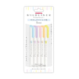 Zebra Mildliner 5 Colour Set - SCOOBOO - WKT7-5C-YC - Fineliner